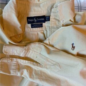 Ralph Lauren Light Yellow Oxford Shirt